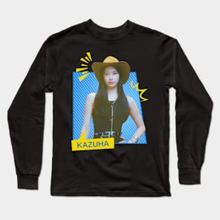 Kazuha Le Sserafim Comic Long Sleeve T-Shirt